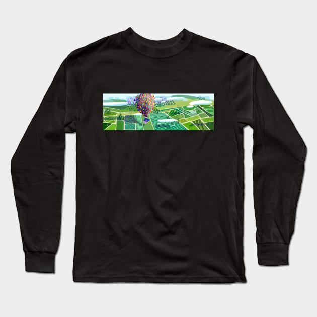 up Long Sleeve T-Shirt by Fatemeh.art